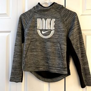 Nike Dri-Fit Boys Hoodie | Black & Grey | Size M